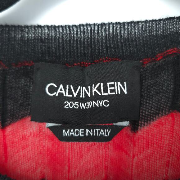 CK 205 Collection Raf Simons Pre Fall 2019 Men Runway Luxury Wool Sweater Vest M - Picture 5 of 16